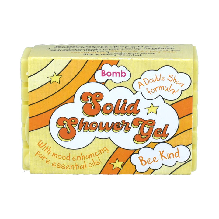 Bomb Cosmetics Bee Kind Solid Shower Gel.