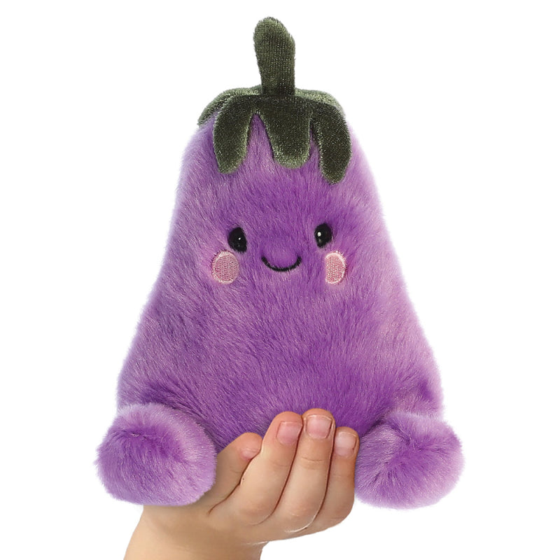 Aurora Palm Pals Aubrey Eggplant Soft Toy Sold by Say It Baby Gifts