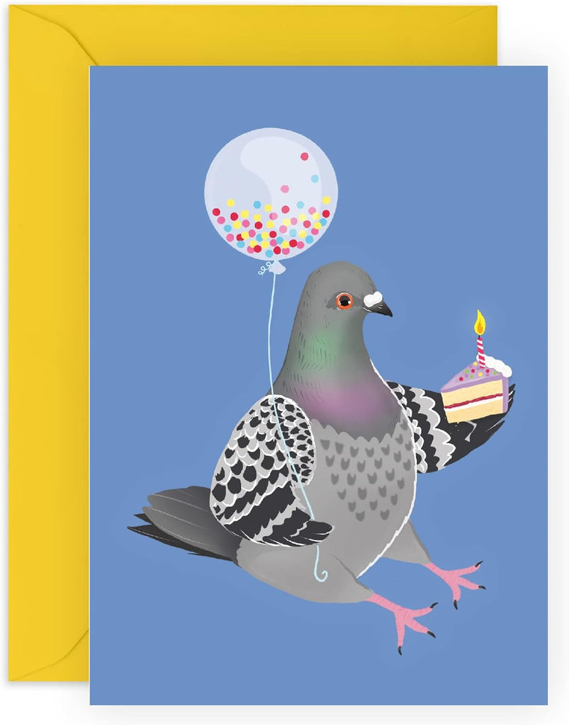Party Pigeon Card. Central 23. Sold by Say It Baby Gifts