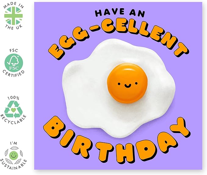 Have an Egg-Cellent Birthday Card. Central 23. Sold by Say It Baby Gifts