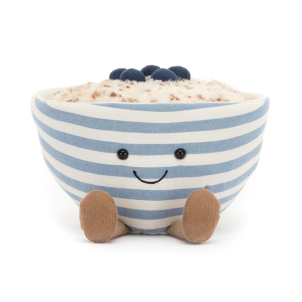 Jellycat Amuseable Oats - a delightful little bowl of happiness! A4OAT. Sold by Say It Baby Gifts