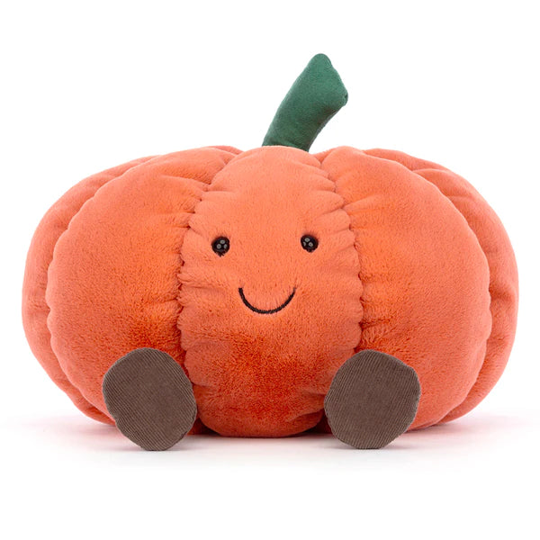 Jellycat Amuseable Pumpkin - a gorgeous squashy guy! Sold by Say It Baby Gifts