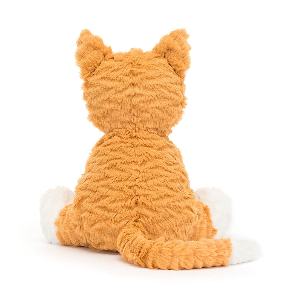 Jellycat Fuddlewuddle Ginger Cat - sold by Say It Baby Gifts - back view