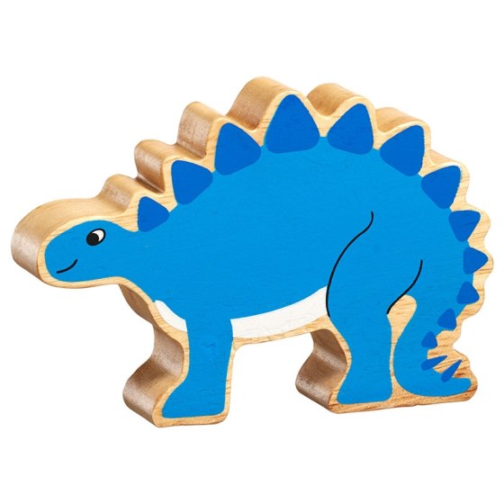 Lanka Kade Natural Blue Stegosaurus. Sold by Say It Baby Gifts