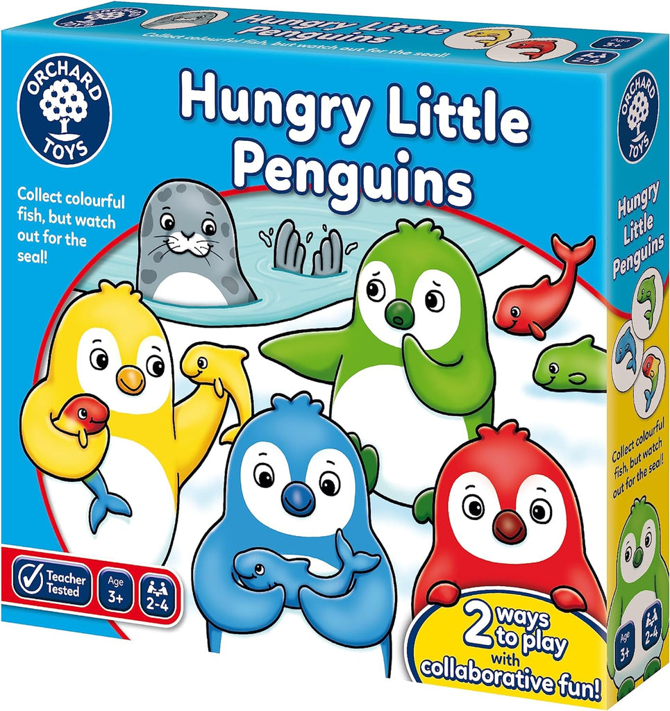 Orchard Toys Hungry Little Penguins Game - Collect the colourful fish, but watch out for the pesky seal who wants to steal them! Sold by Say It Baby GIfts