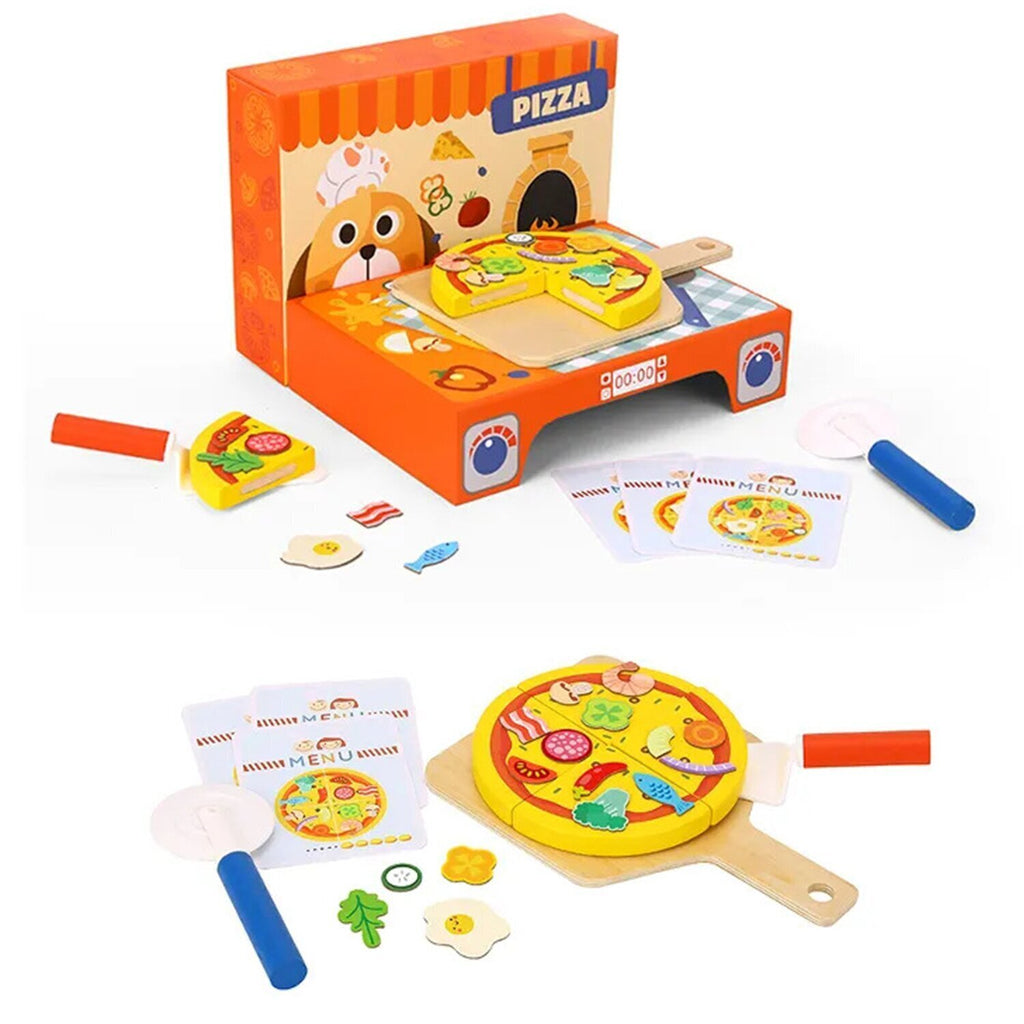 Run your own Tooky Toy Pizza Place with the fabulous wooden pizza game. Sold by Say It Baby Gifts