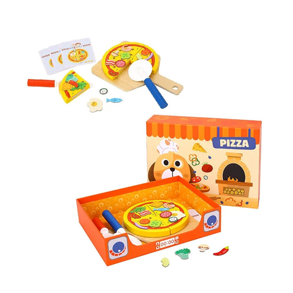 Run your own Tooky Toy Pizza Place with the fabulous wooden pizza game. Sold by Say It Baby Gifts