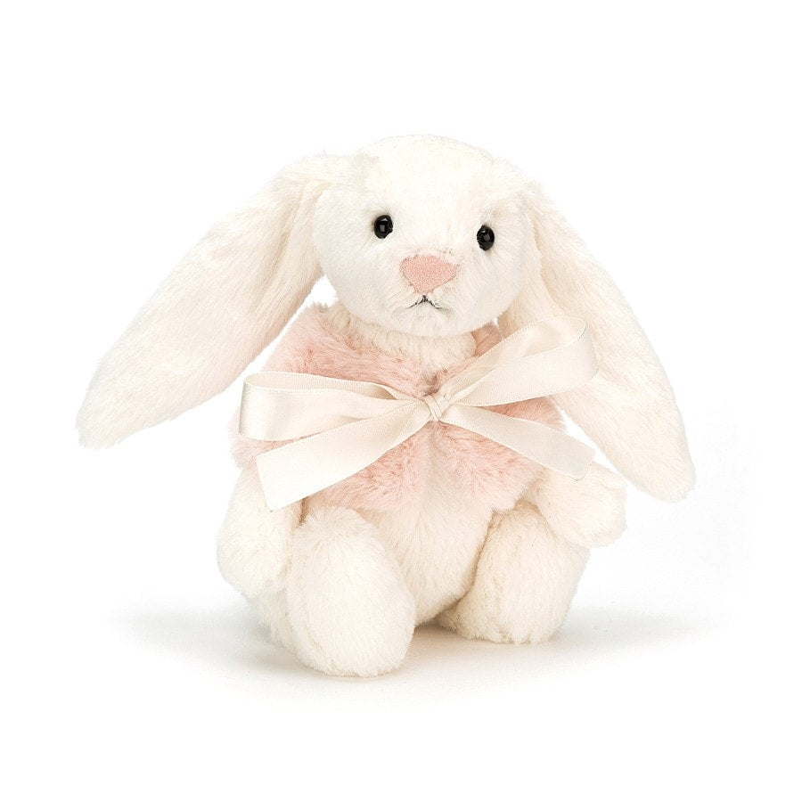Jellycat Bashful Cream Snow Bunny - Small - Say It Baby 
