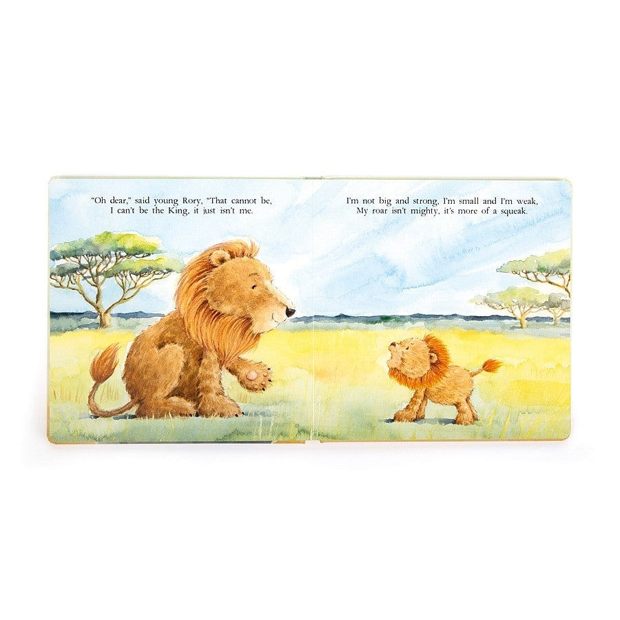 Jellycat The Very Brave Lion Book - Say It Baby 