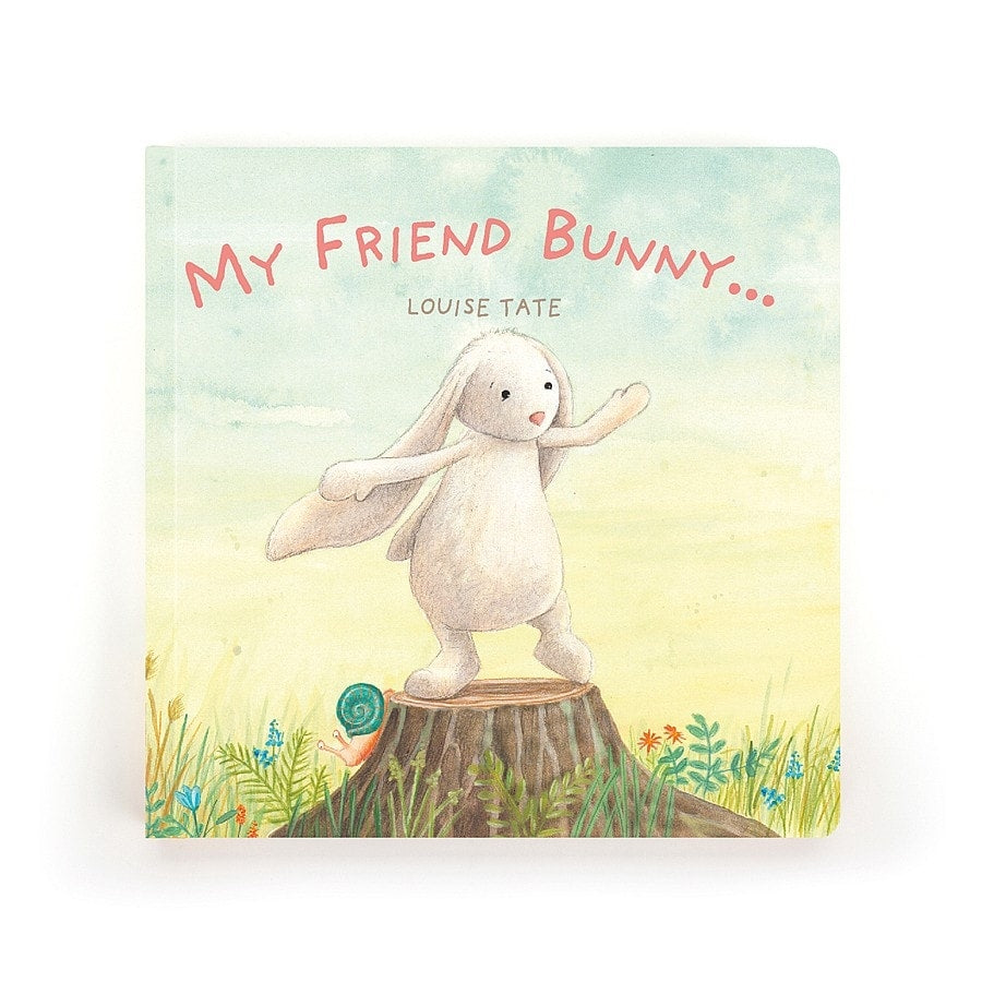 Jellycat My Friend Bunny Board Book - Say It Baby 