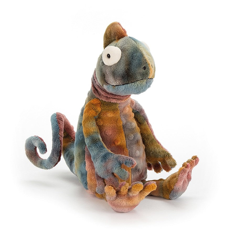 Jellycat Colin Chameleon - Say It Baby. Fun and friendly, Colin the Chamelon is a multi-coloured wonder.