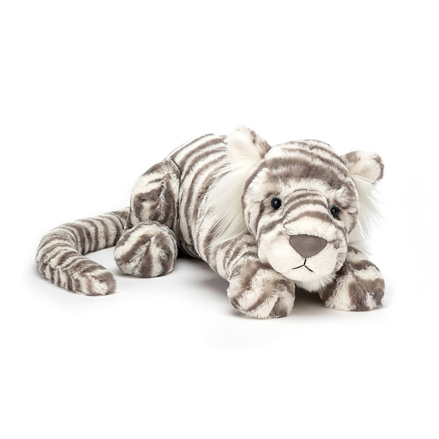 Jellycat Sacha Snow Tiger - Say It Baby 