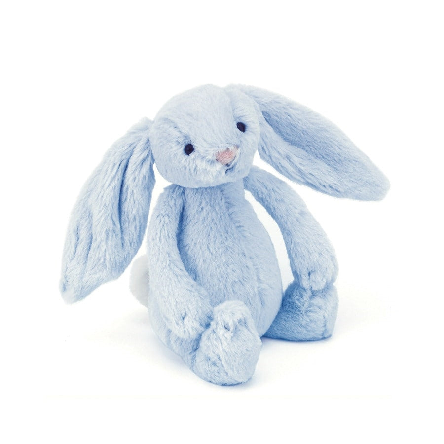 Jellycat Blue Bashful Bunny Rattle - Say It Baby 