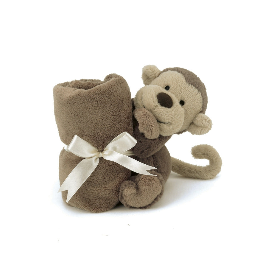 Jellycat Bashful Monkey Soother - Say It Baby 