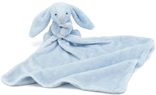 Little Jellycat Blue Bashful Bunny Soother - Say It Baby 
