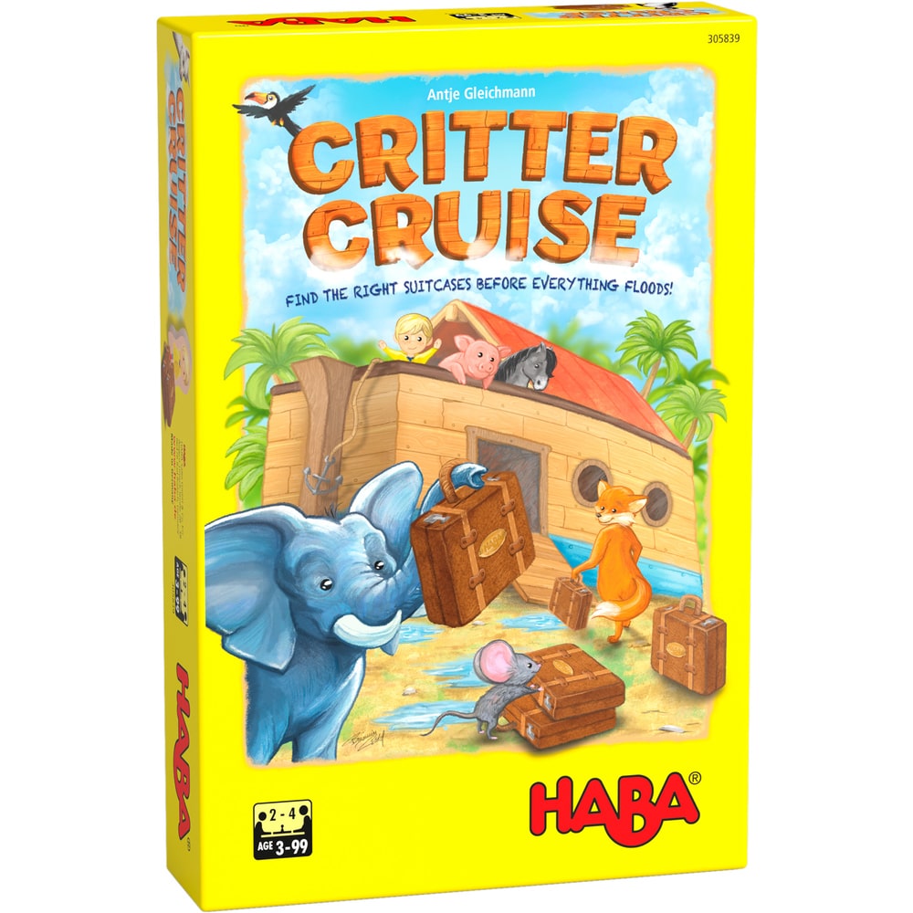 Critter Cruise is a fab memory and co-operative game by HABA for age 3 and over.