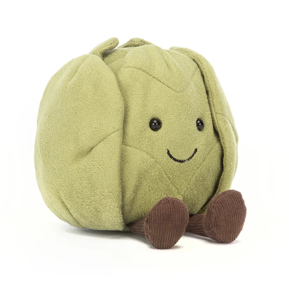Jellycat Amuseable Brussels Sprout. Sold by Say it Baby Gifts