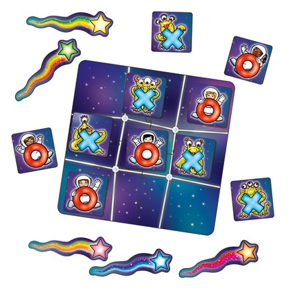 Orchard Toys Astronauts and Crosses - Noughts and Crosses with a cosmic twist! Sold by Say it Baby Gifts
