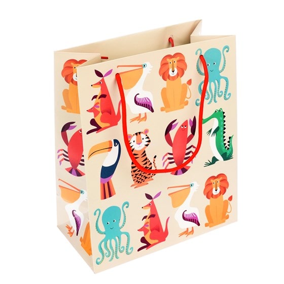 Rex London Small Colourful Creatures Gift Bag