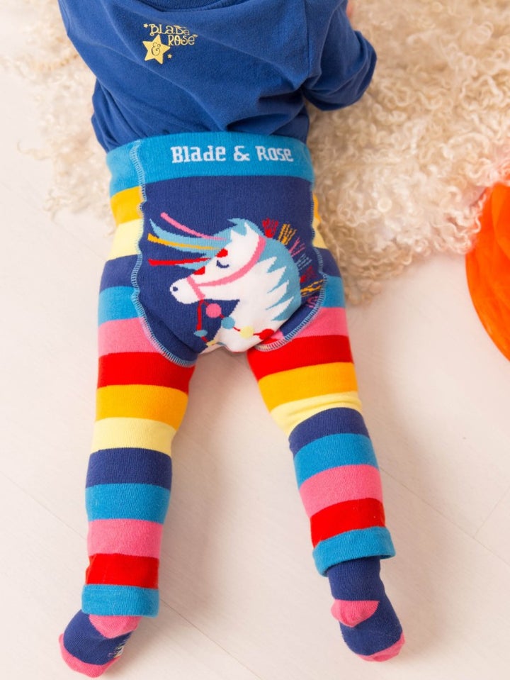Blade & Rose are a unique baby clothing brand known for their stylish baby leggings with quirky design. Shop Blade and Rose now at Say It Baby Gifts