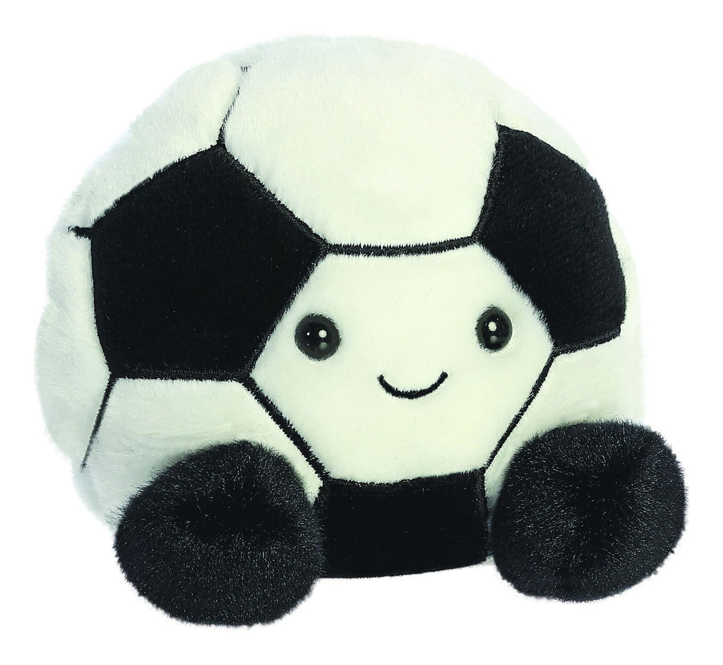 Aurora Palm Pals Striker Football Soft Toy. Sold by Say It Baby Gifts