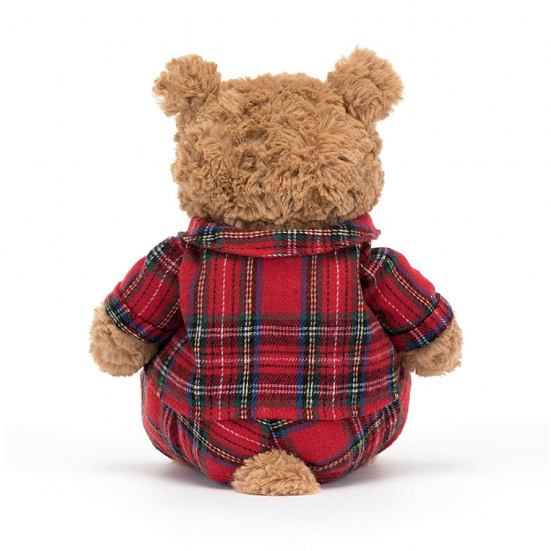 Jellycat Bartholomew Bear Bedtime - Squeezy, squashy and super cuddly! BARM3BED Sold by Say It Baby Gifts