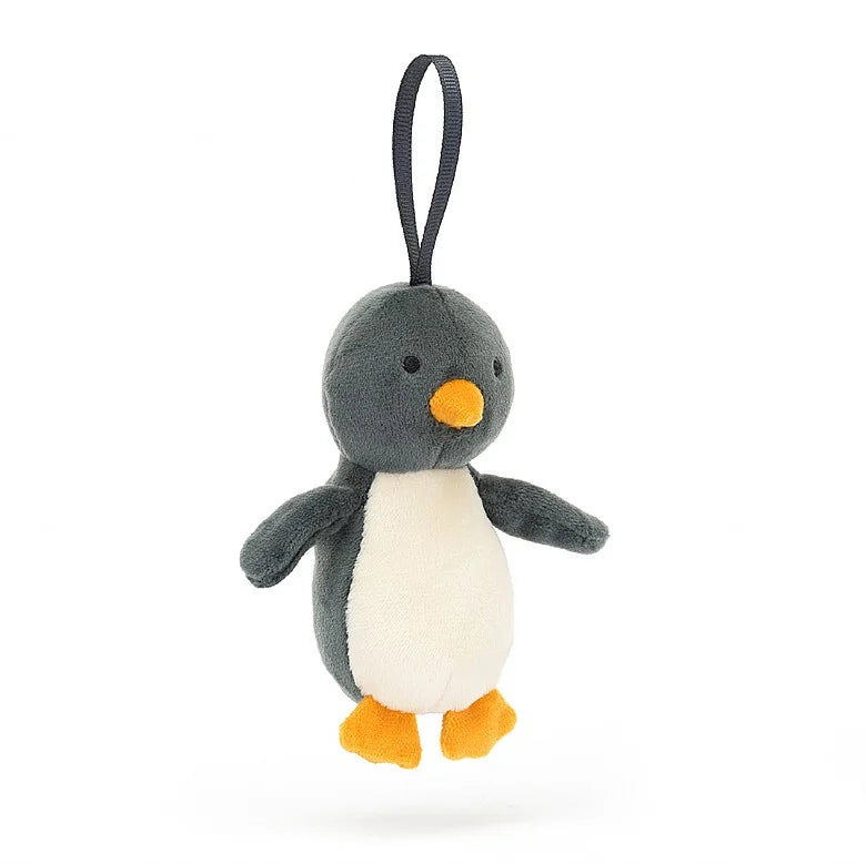 Jellycat Festive Folly Penguin Decoration - a gorgeous little penguin perfect for hanging! FFH6PEN. Sold by Say It Baby Gifts