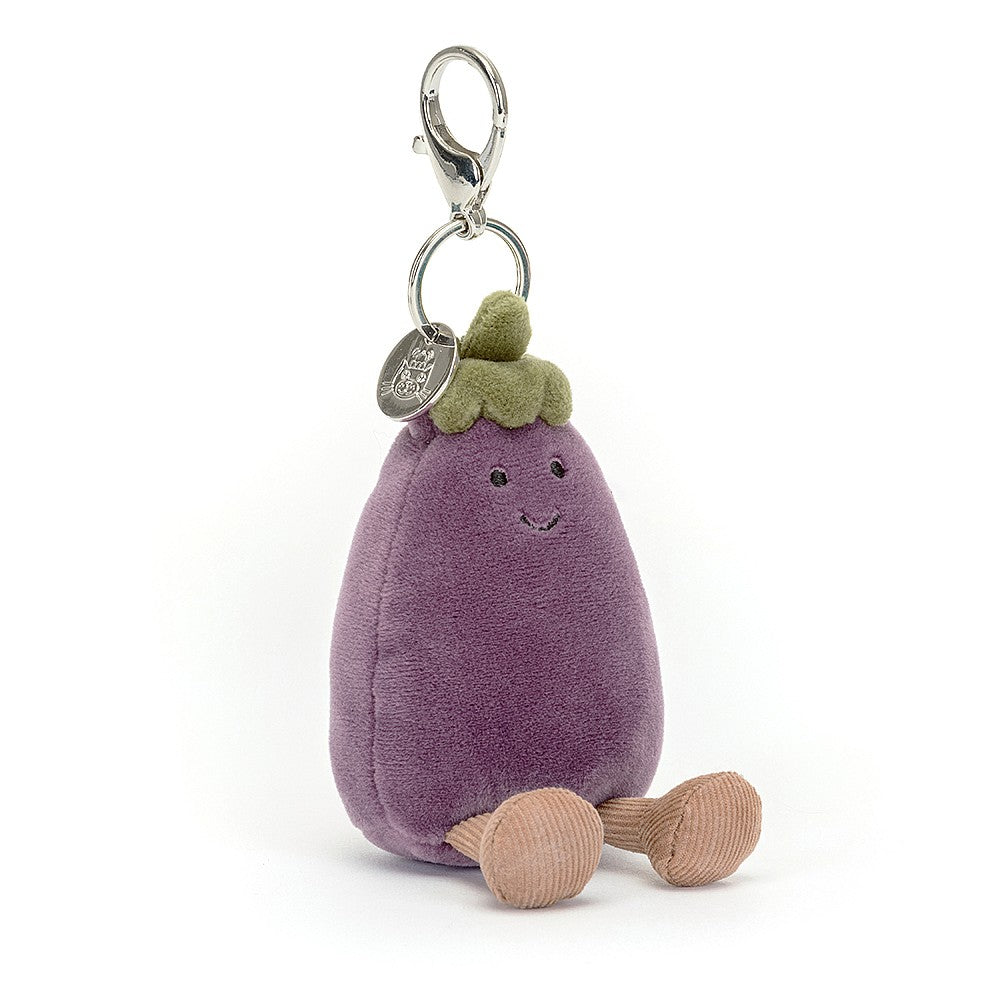 Say hello to Vivacious Aubergine - a wonderfully plump veggie pal ready to hang out on your bag! VV4ABC. Say It Baby Gifts . Sitting