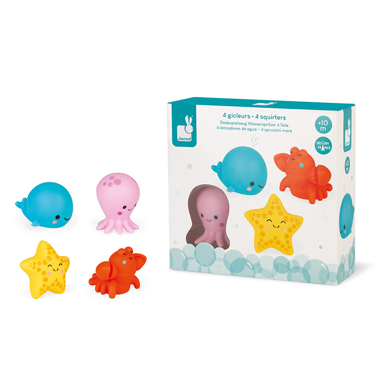 Janod Sea Creatures Bath Toys. Say It Baby Gifts