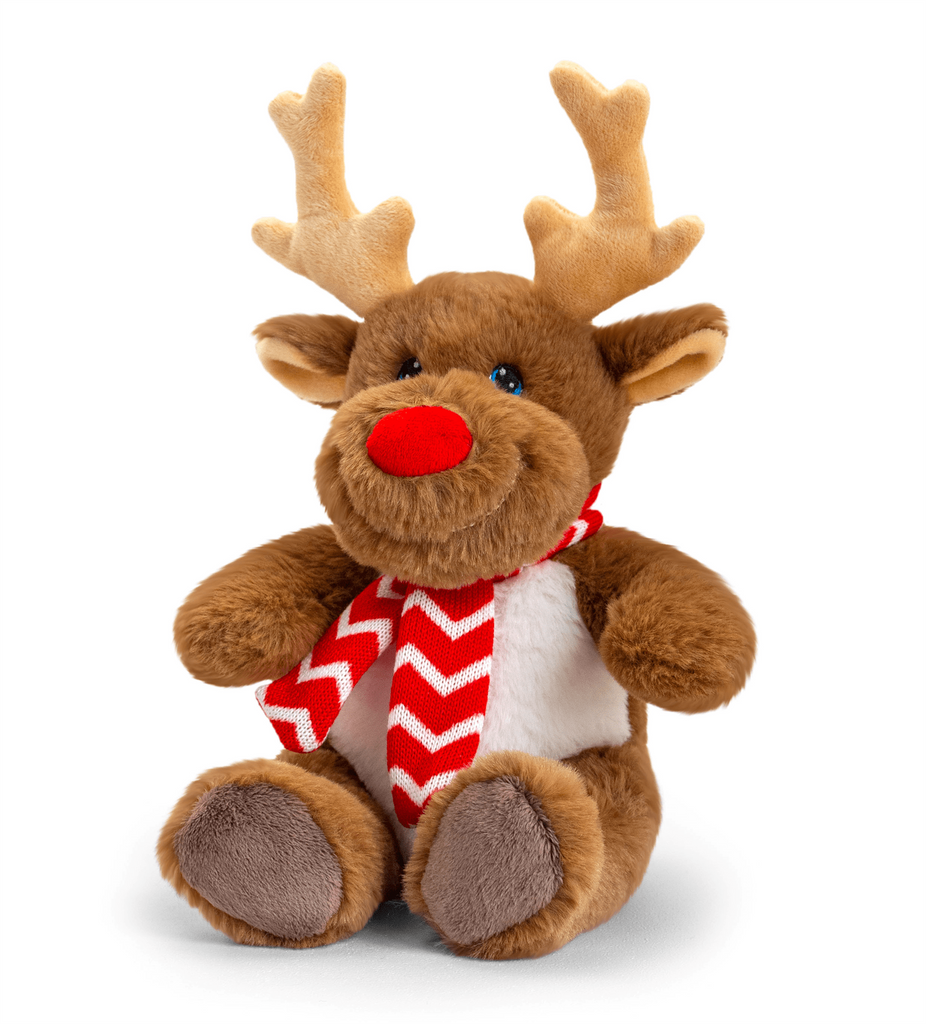 Keeleco Reindeer with Scarf - this gorgeous reindeer is made from super soft eco-friendly materials.