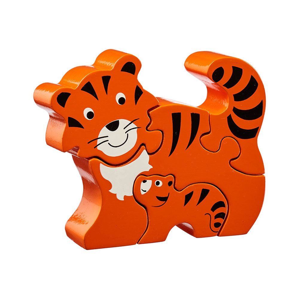 Lanka Kade 5 Piece Tiger & Cub Jigsaw- a fantastic five piece jigsaw.  Sold by Say It Baby Gifts