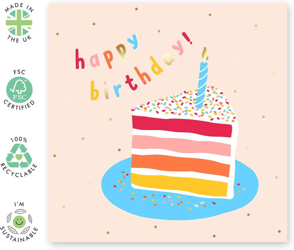 Rainbow Birthday Cake Card Central 23