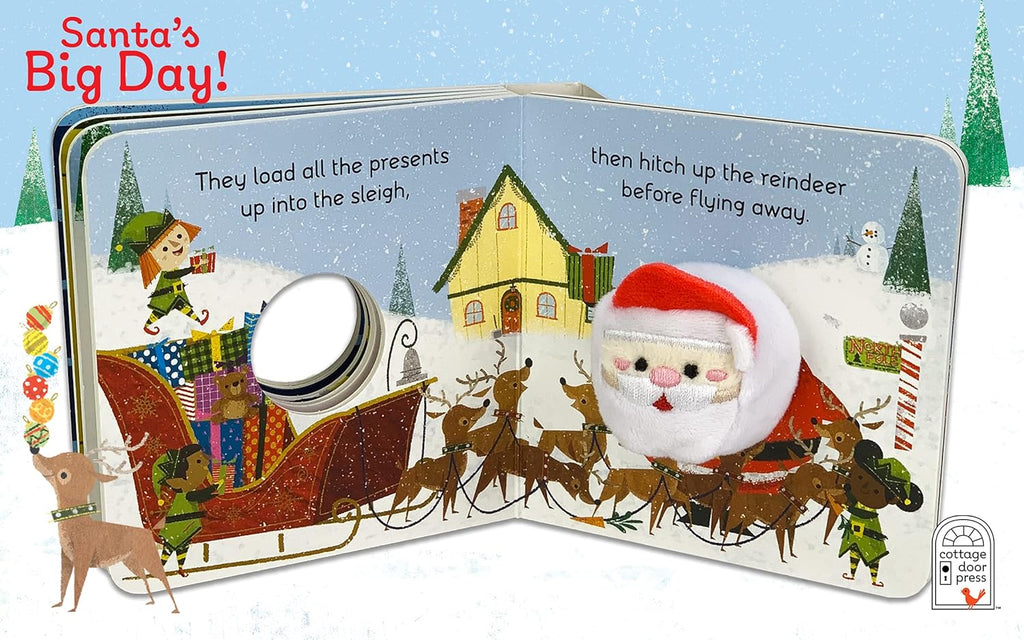Santa's Big Day Finger Puppet Board Book