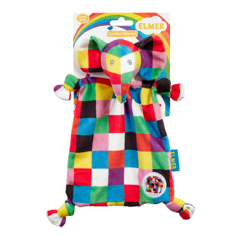 This cute Elmer Comfort Blanket is made from baby soft plush to ensure it is as gentle as can be against baby's skin. Sold by Say It Baby Gifts
