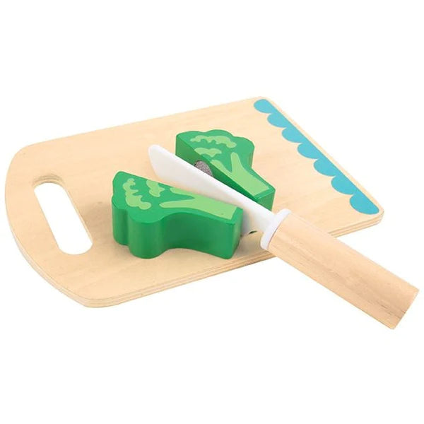 Slice up some fun with this Tooky Toy Wooden Cutting Vegetables Set! Sold by Say It Baby Gifts