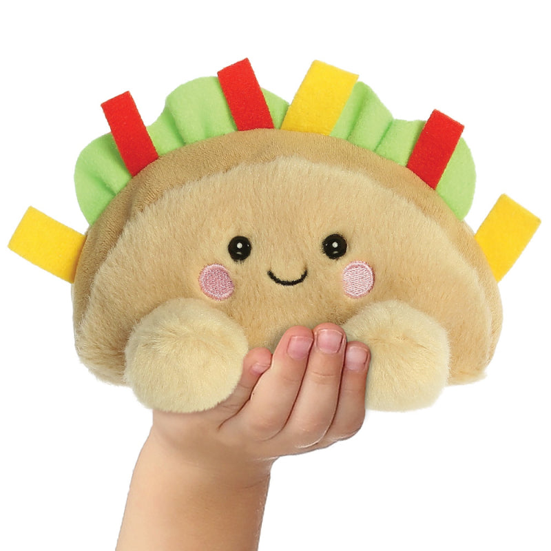 Aurora Palm Pals Fiesta Taco Soft Toy. Sold by Say It Baby Gifts