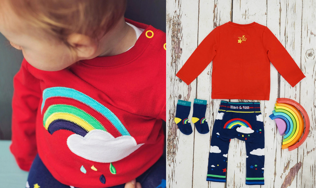 Shop our Blade & Rose range of baby and toddler clothing. Soft, bright and colourful babywear - great baby gifts. With fast UK wide next day delivery available. Great selection at great prices at Say it Baby Gifts.