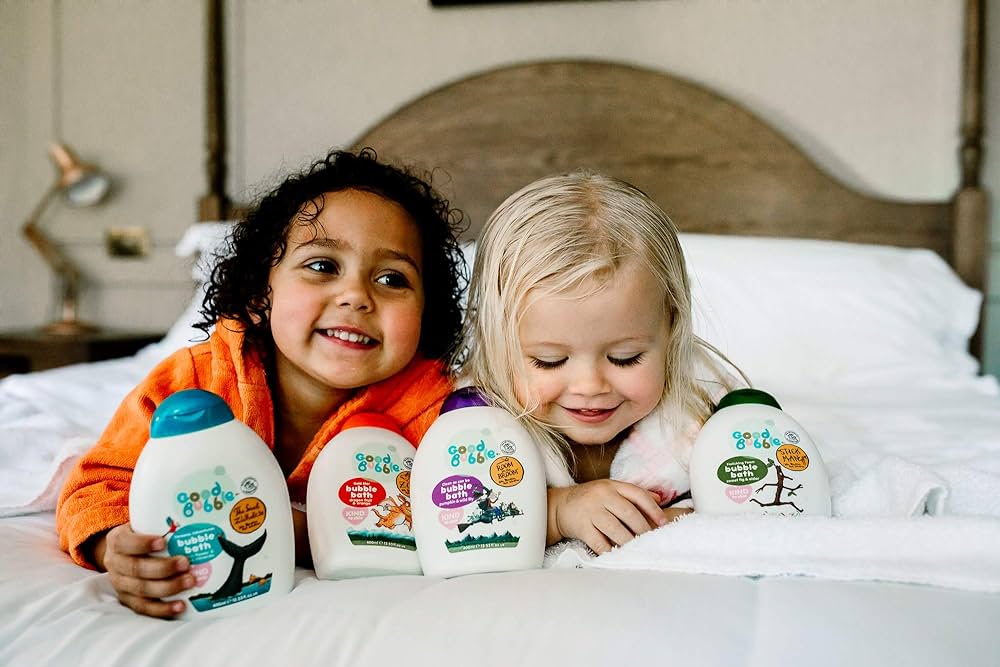 Good Bubble the Gruffalo Hair and Body Wash - a gorgeous hair and body wash packed with real prickly pear extract and contains at least 98% naturally derived ingredients to help nourish young hair and maintain the skin’s natural moisture.