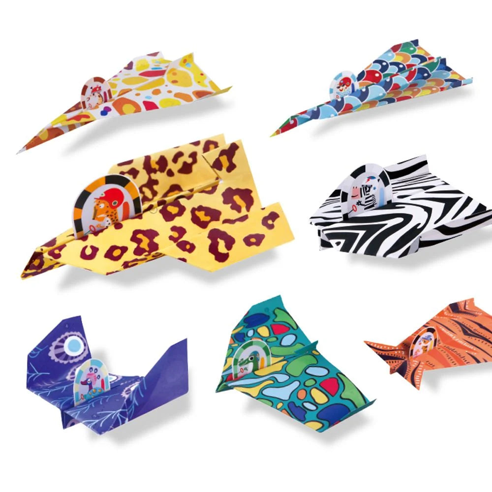 Amazing Origami Series Animal Pilots Paper Planes by Jaro Melo.