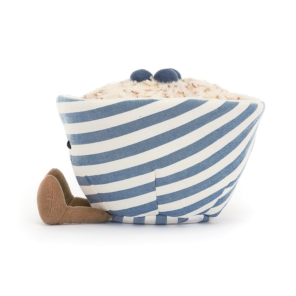 Jellycat Amuseable Oats - a delightful little bowl of happiness! A4OAT. Sold by Say It Baby Gifts