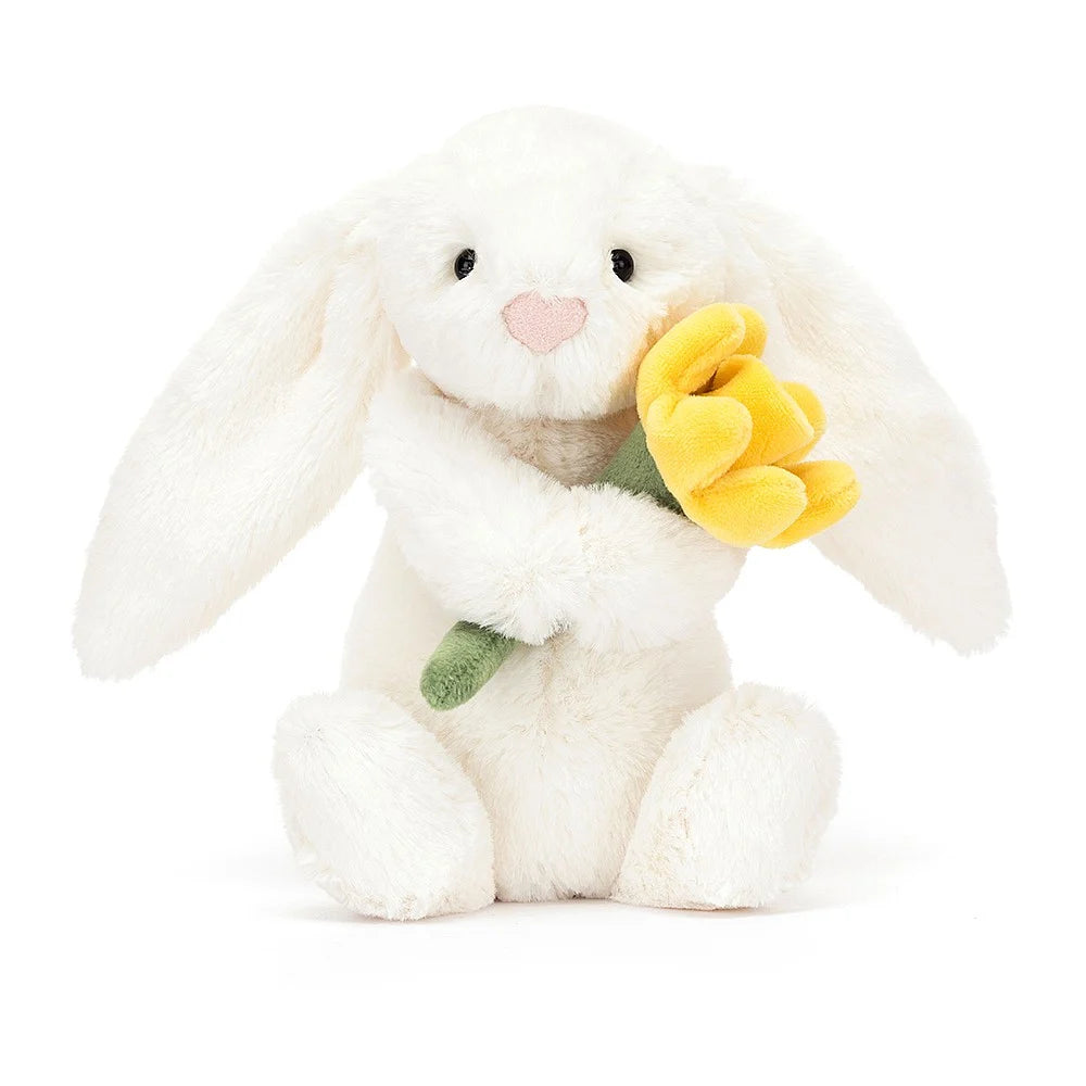 Jellycat Bashful Bunny With Daffodil. BB6DF Say It Gifts 