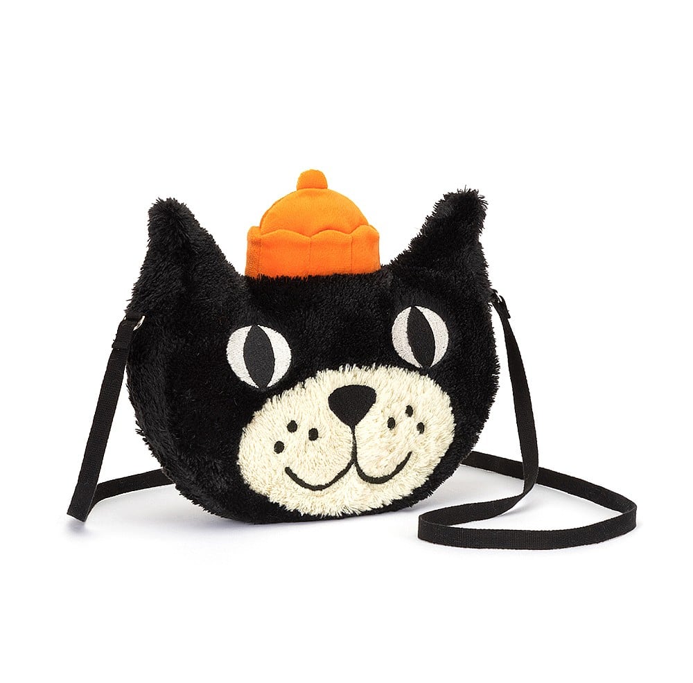 Jellycat Jack Bag - the original and iconic Jellycat cat Jack as a bag you can take on the go! JELC4BG  Sold by Say It Baby Gifts