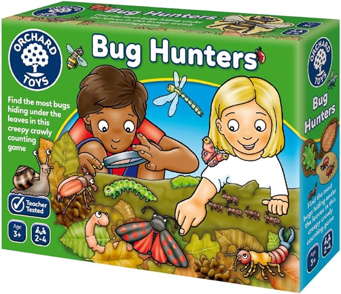 Orchard Toys Bug Hunters Game - Be the first to build your bug in this fun creepy crawly counting game. Sold by Say It Baby Gifts