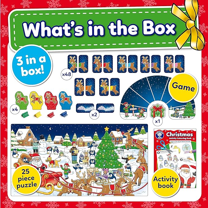 Spread some festive cheer with the Christmas Eve Box by Orchard Toys!  Sold by Say It Baby Gifts