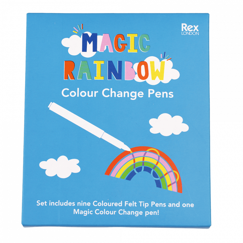 Rex London Magic Colour Change Pens - a fun colour changing set of rainbow pens! Sold by Say It Gifts
