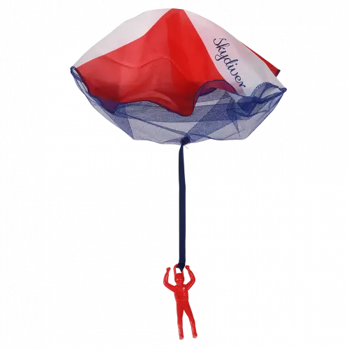 Rex London Skydiver Toy - Have hours of fun with classic toy skydiver! Sold by Say It Baby Gifts