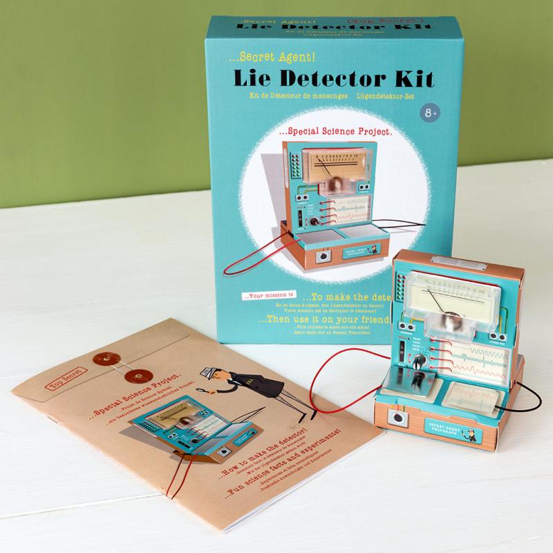 Secret Agent Lie Detector Kit -Your mission, should you choose to accept it... make a lie detector kit!. Sold by Say It Gifts