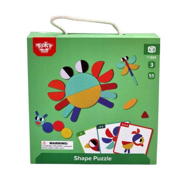 Tooky Toy Wooden Shape Puzzle. Say It Baby Gifts