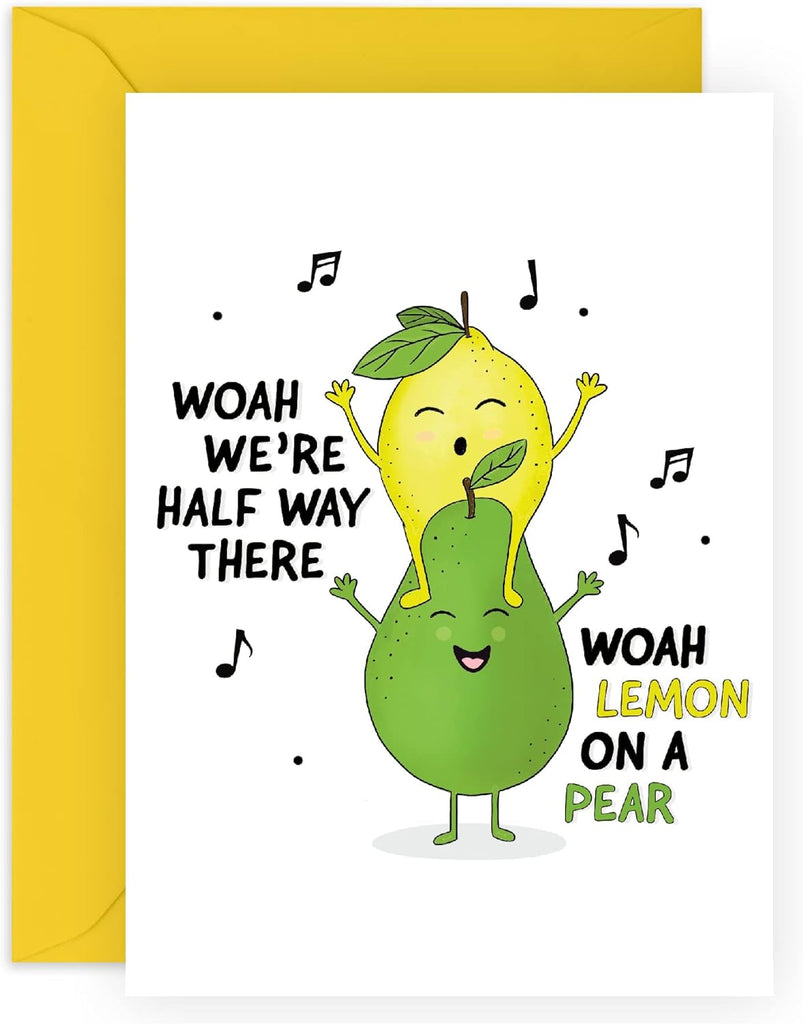 Lemon On A Pear Card. Central 23