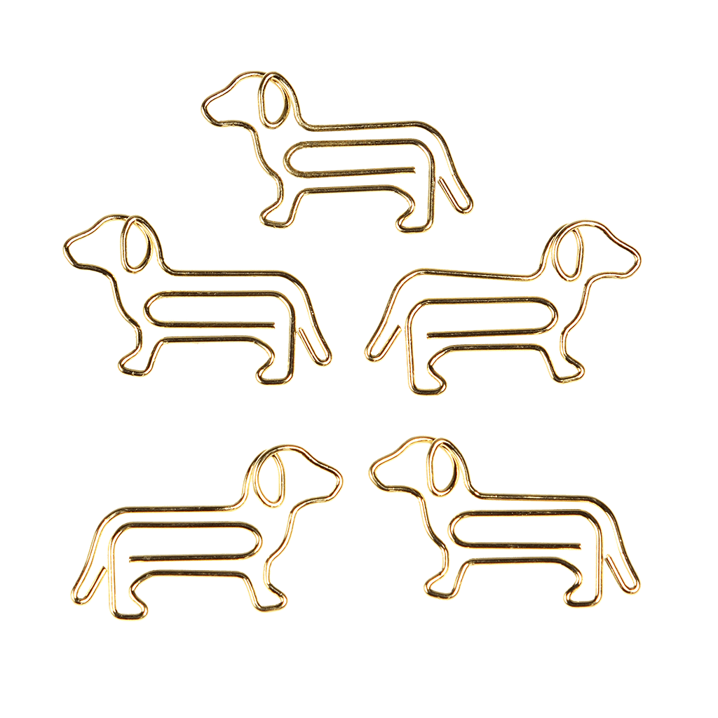 Rex London Small Best In Show Paper Clips - cute and quirky paper clips shaped like a sweet little puppy, a great gift for dog lovers!